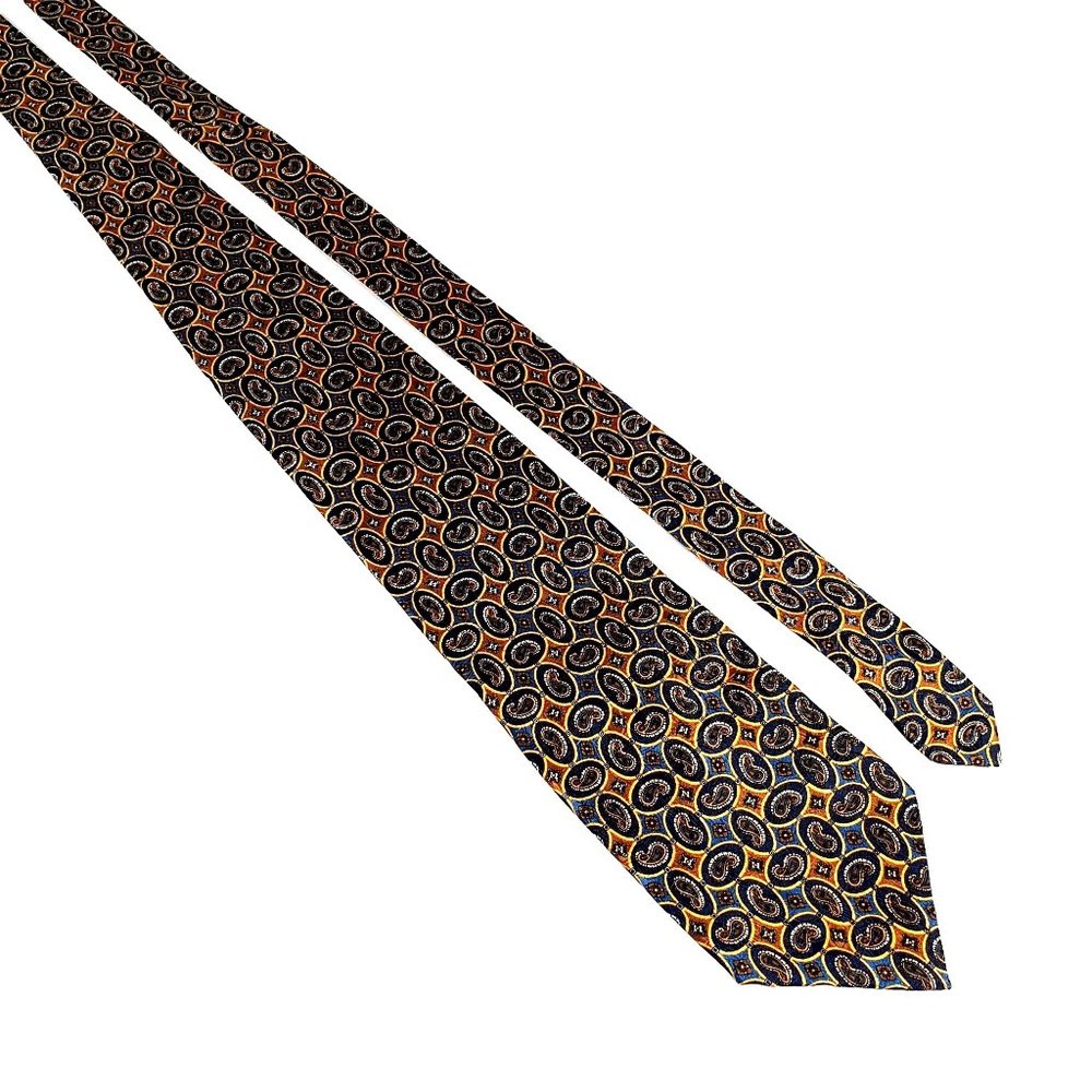 Adolfo New York Mens Necktie Tie All Silk Designer Accessory Work Office Gift